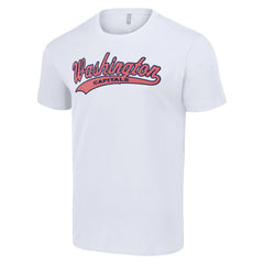 NHL White Washington Capitals Starter Tailsweep T-Shirt