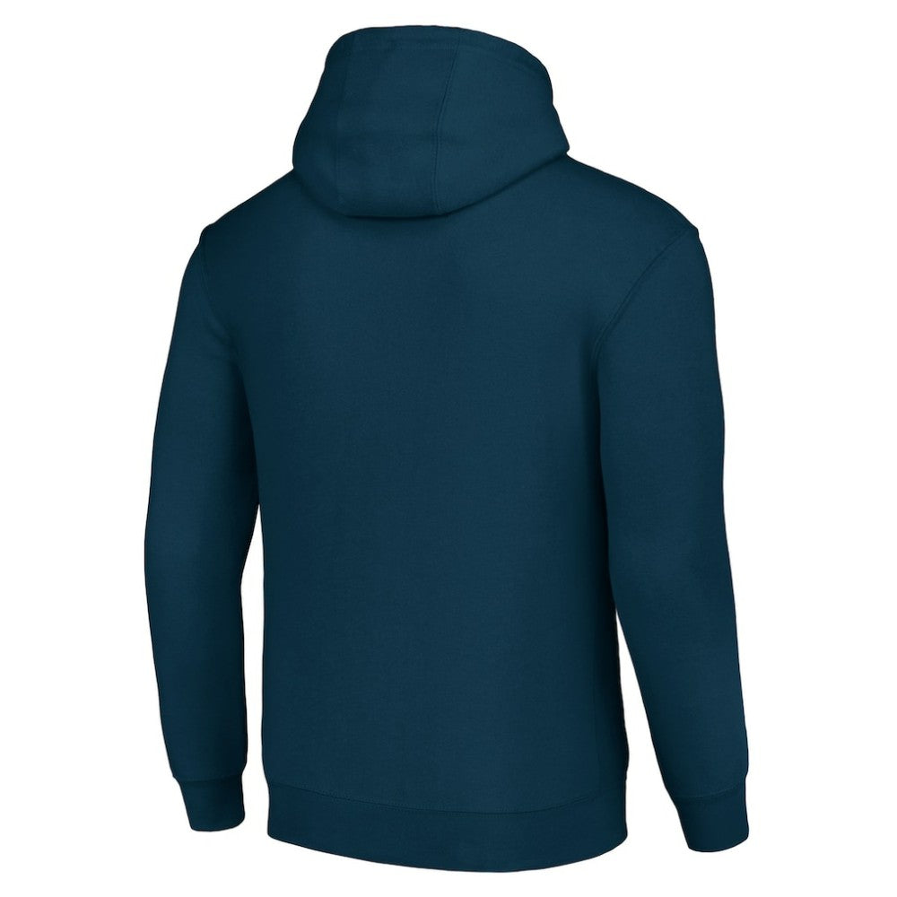 NHL Navy Toronto Maple Leafs Starter Tailsweep Fleece Tri-Blend Pullover Hoodie