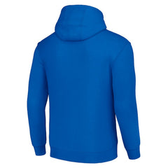 NHL Royal Buffalo Sabres Starter Tailsweep Fleece Tri-Blend Pullover Hoodie