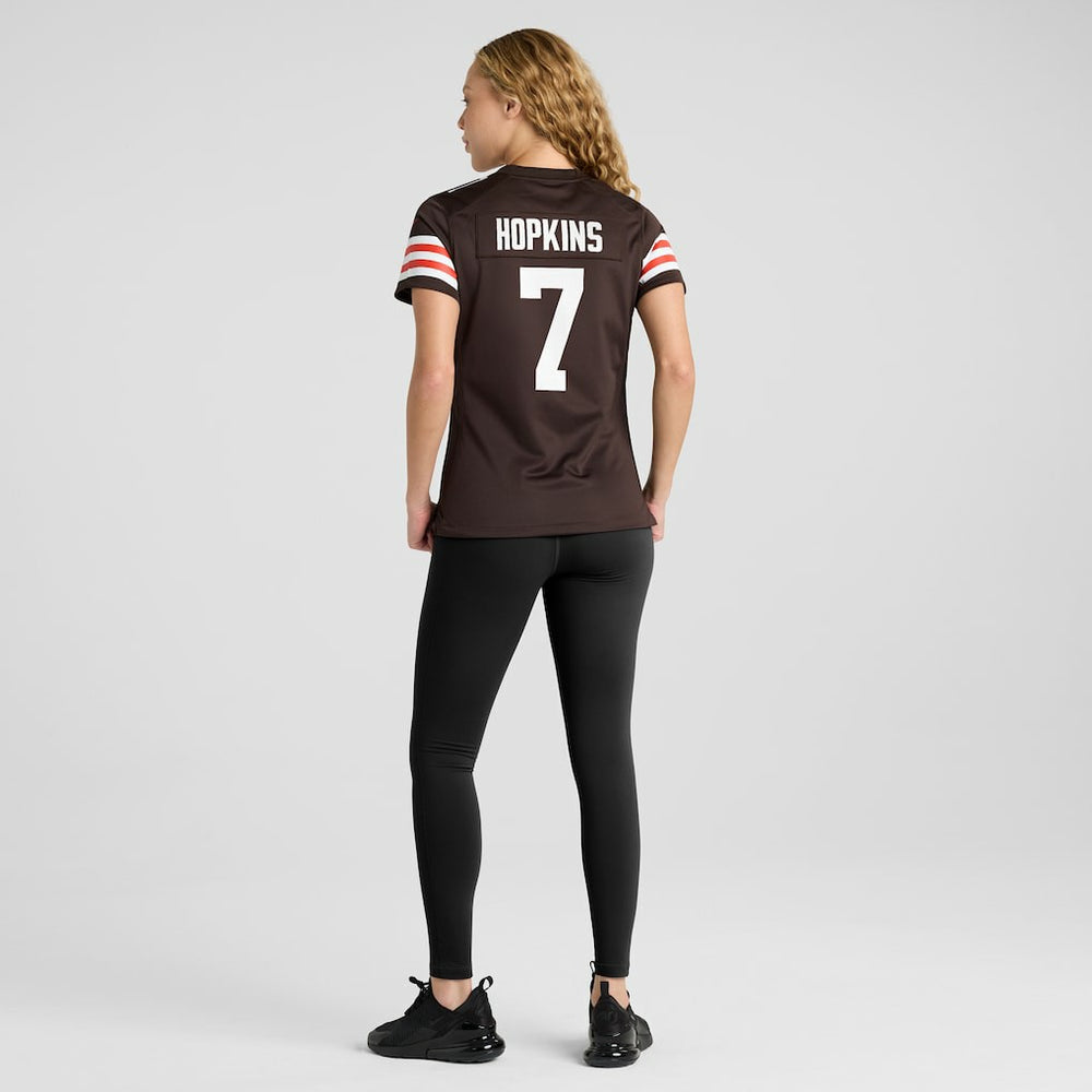 Dustin Hopkins  Women's Team Game Jersey - Cleveland Browns