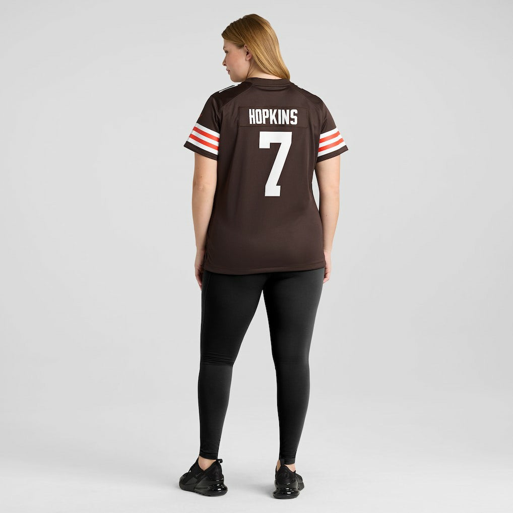 Dustin Hopkins  Women's Team Game Jersey - Cleveland Browns
