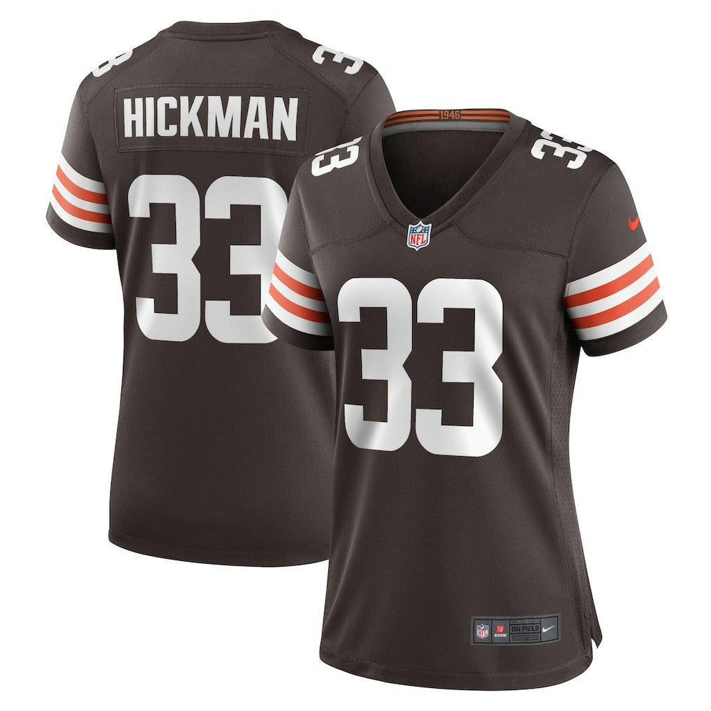 Ronnie Hickman  Women's Team Game Jersey - Cleveland Browns