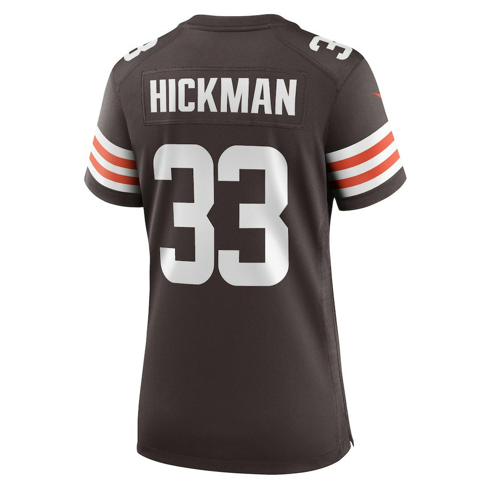 Ronnie Hickman  Women's Team Game Jersey - Cleveland Browns