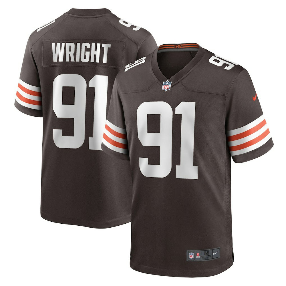 Alex Wright  Team Game Jersey - Cleveland Browns