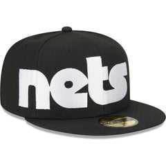 NBA Brooklyn Nets Checkerboard UV 59FIFTY Fitted Hat