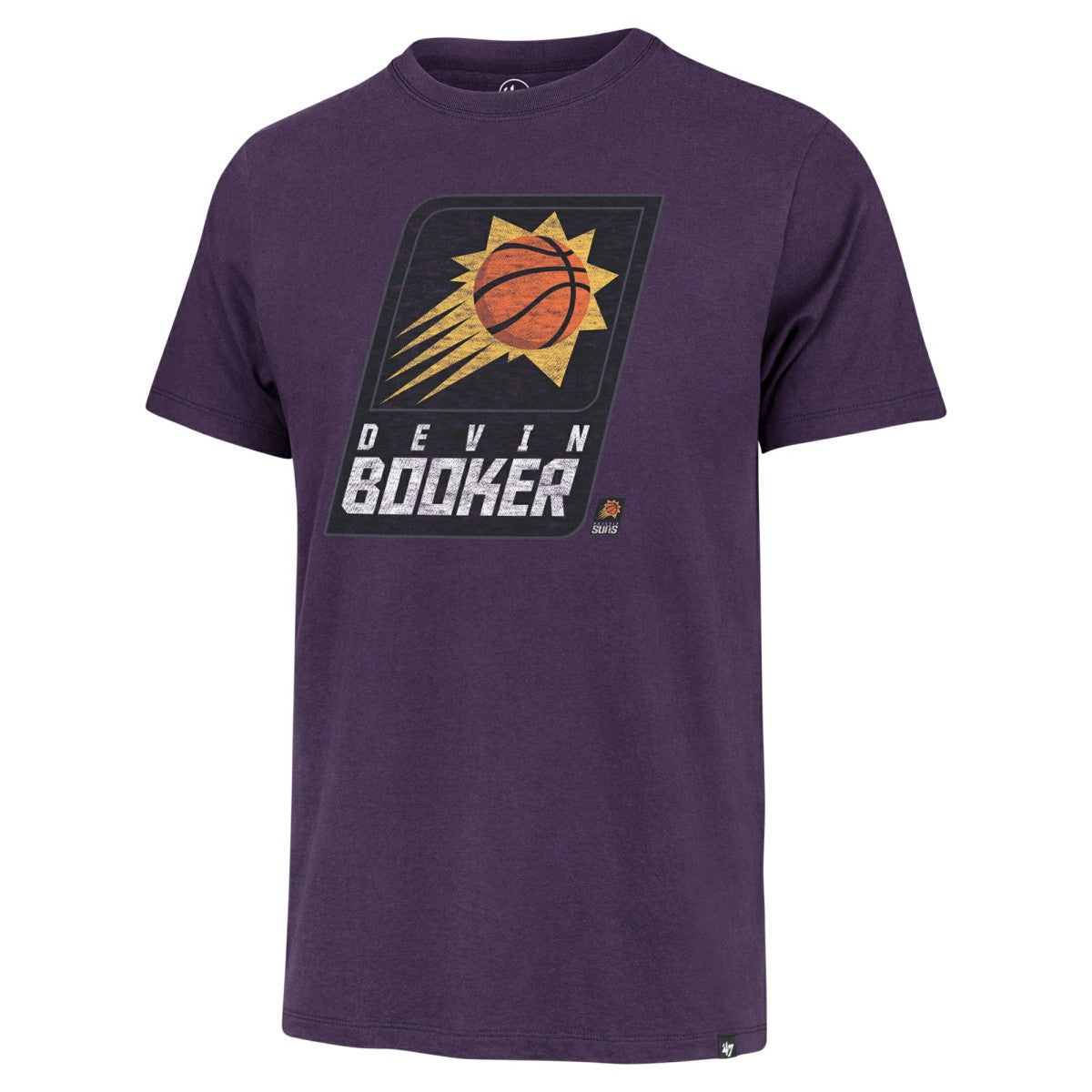 NBA Devin Booker Phoenix Suns '47 Player Logo Vintage T-Shirt