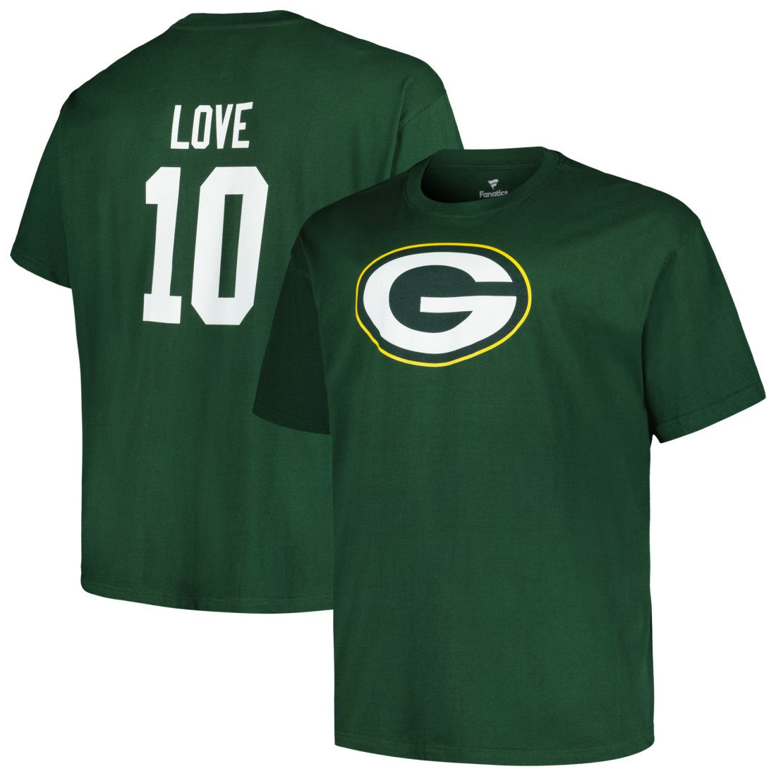 Jordan Love  Big & Tall Player Name & Number T-Shirt - Green Bay Packers