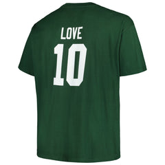 Jordan Love  Big & Tall Player Name & Number T-Shirt - Green Bay Packers