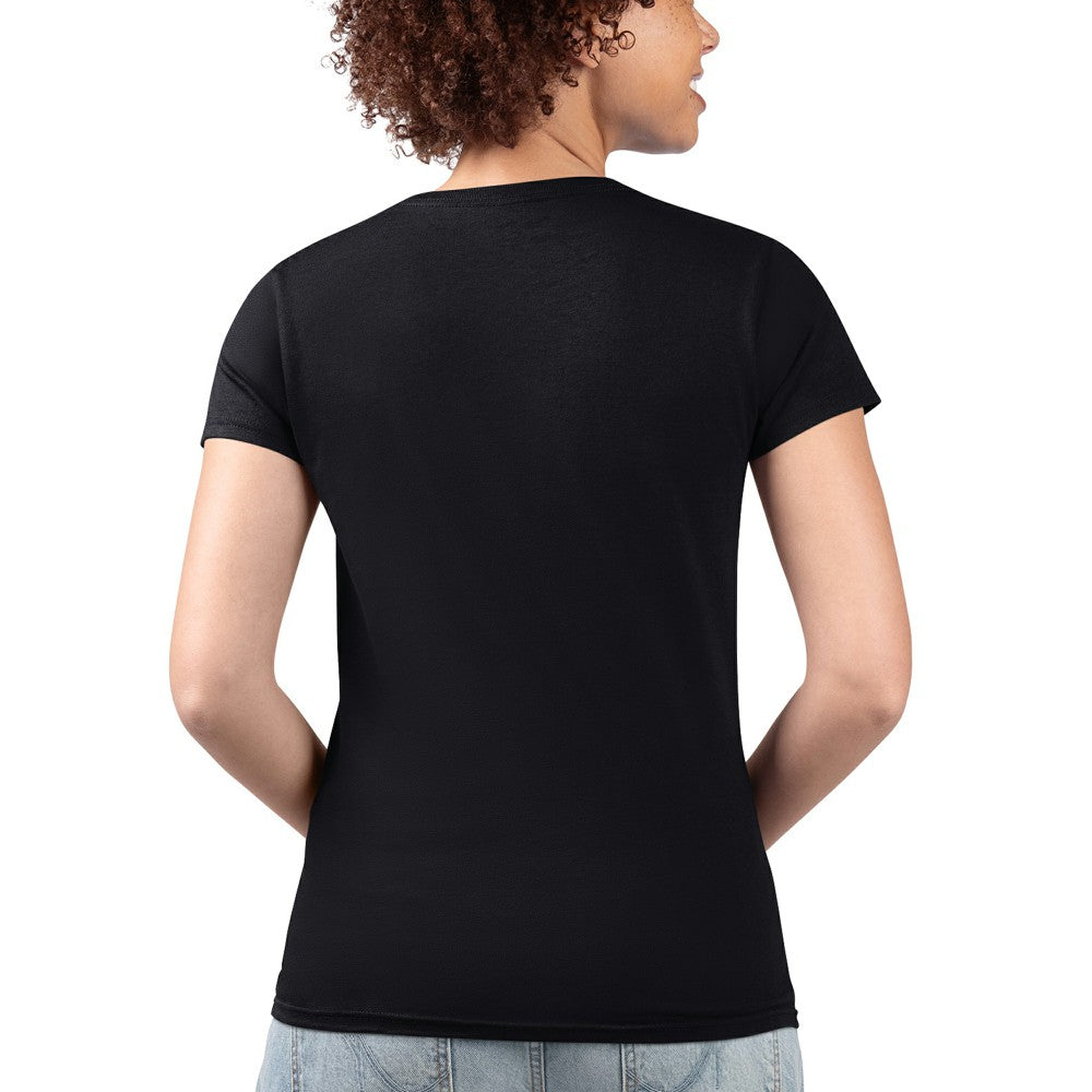 MLB Cincinnati Reds G-III 4Her by Carl Banks Women's Super-Slim Fit Lightweight City Graphic V-Neck T-Shirt