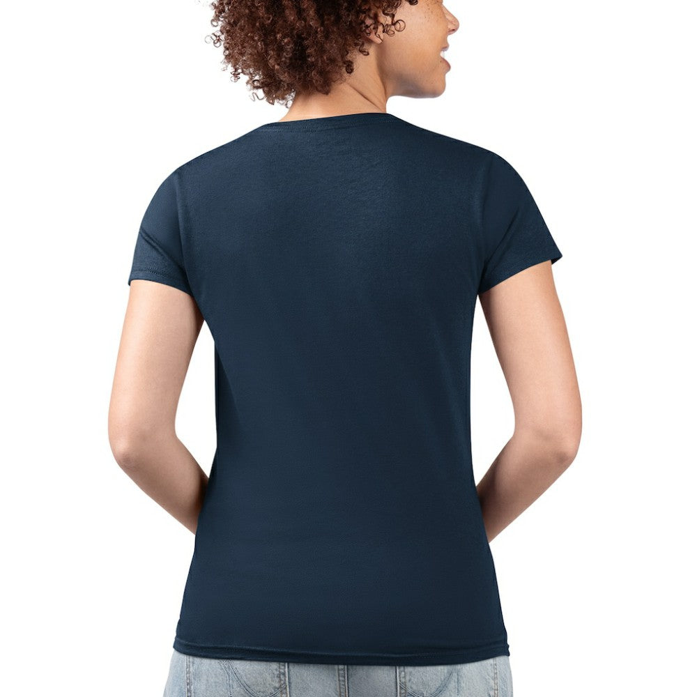 MLB Houston Astros G-III 4Her by Carl Banks Women's Super-Slim Fit Lightweight City Graphic V-Neck T-Shirt