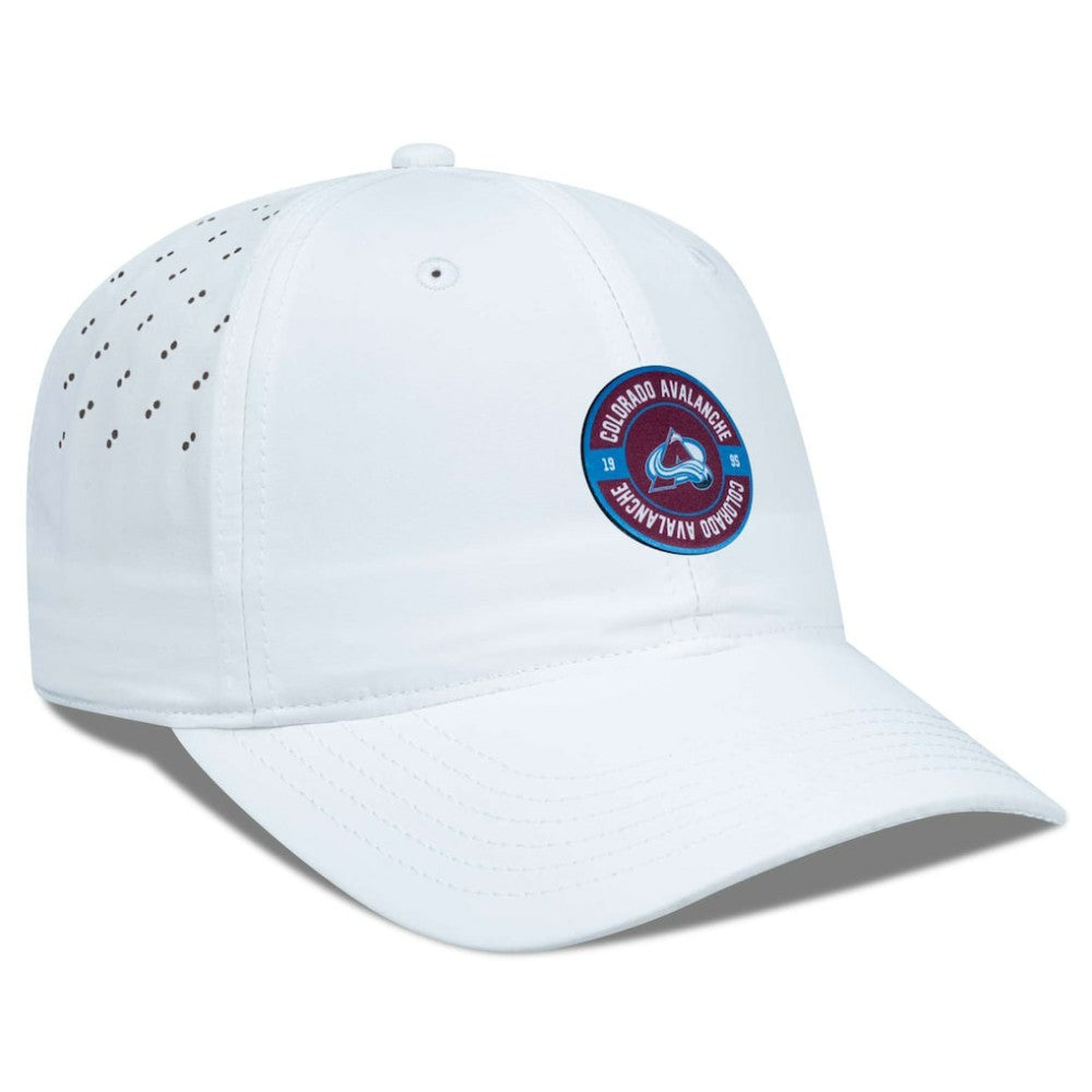 NHL White Colorado Avalanche Levelwear Women's Haven Adjustable Hat