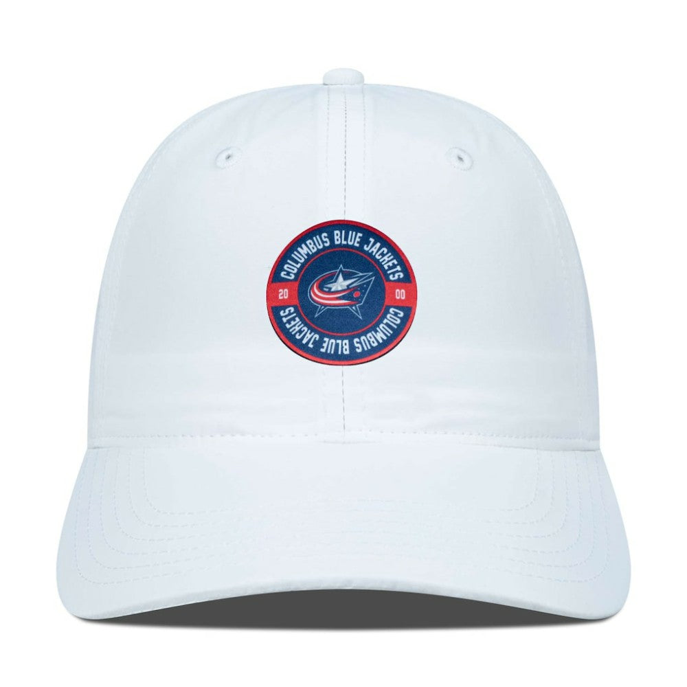 NHL White Columbus Blue Jackets Levelwear Women's Haven Adjustable Hat