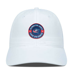 NHL White Columbus Blue Jackets Levelwear Women's Haven Adjustable Hat