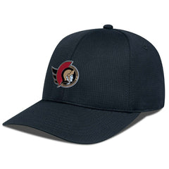 NHL Black Ottawa Senators Levelwear Zephyr Adjustable Hat