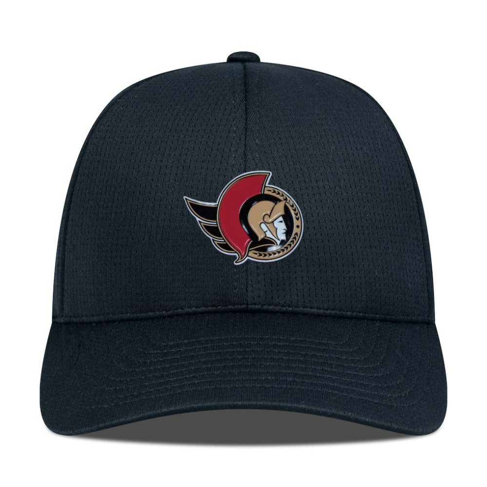 NHL Black Ottawa Senators Levelwear Zephyr Adjustable Hat