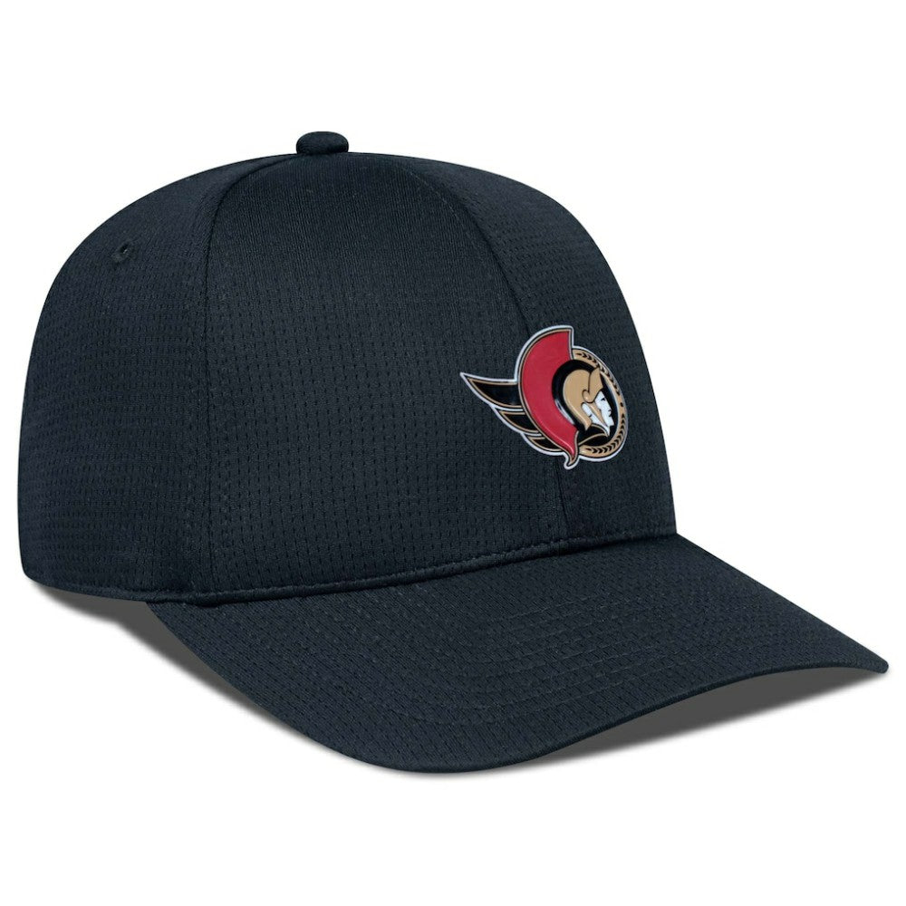 NHL Black Ottawa Senators Levelwear Zephyr Adjustable Hat