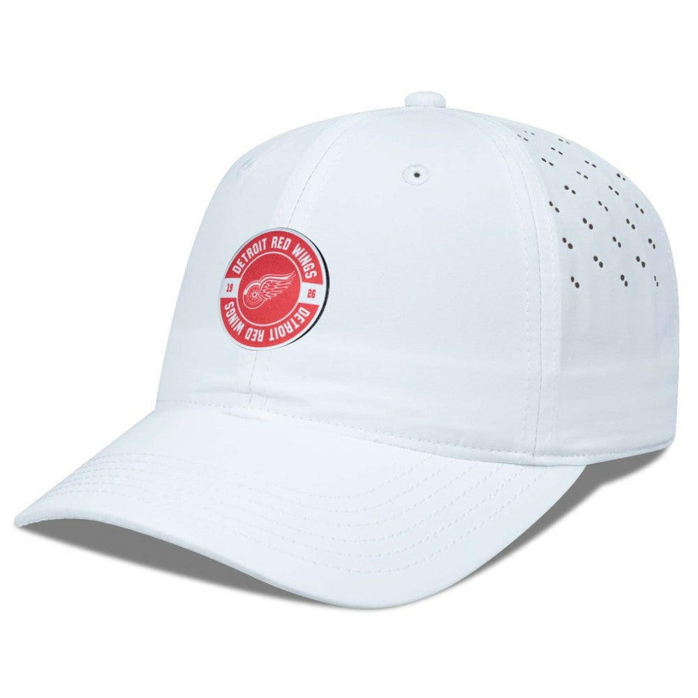 NHL White Detroit Red Wings Levelwear Women's Haven Adjustable Hat