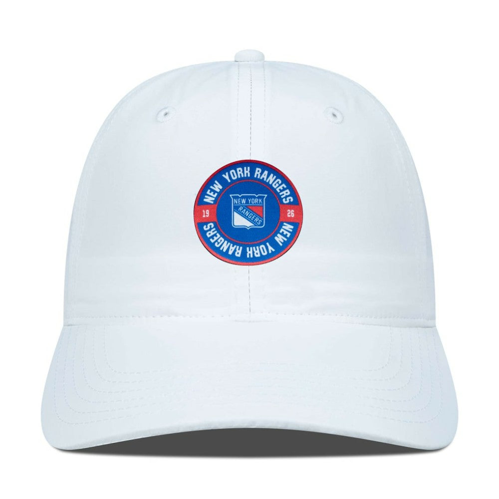 NHL White New York Rangers Levelwear Women's Haven Adjustable Hat