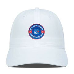 NHL White New York Rangers Levelwear Women's Haven Adjustable Hat