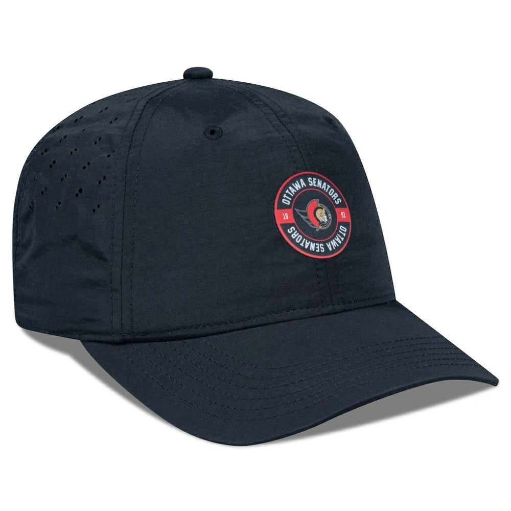 NHL Black Ottawa Senators Levelwear Women's Haven Adjustable Hat