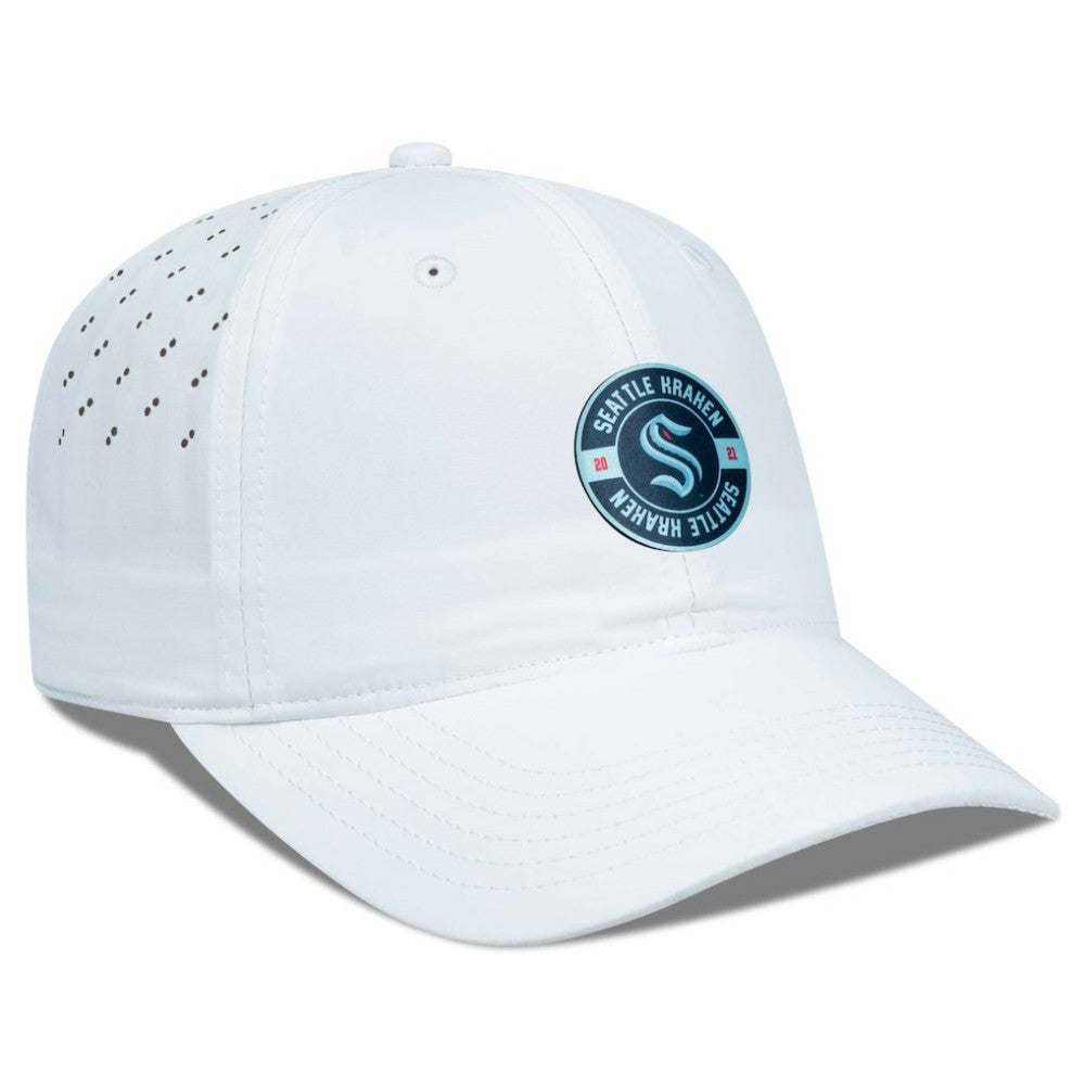 NHL White Seattle Kraken Levelwear Women's Haven Adjustable Hat