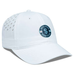 NHL White Seattle Kraken Levelwear Women's Haven Adjustable Hat