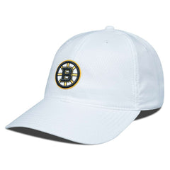 NHL White Boston Bruins Levelwear Matrix Adjustable Hat