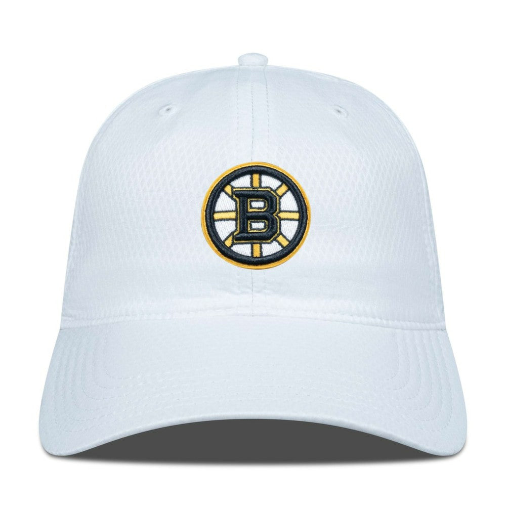 NHL White Boston Bruins Levelwear Matrix Adjustable Hat