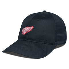 NHL Black Detroit Red Wings Levelwear Matrix Adjustable Hat