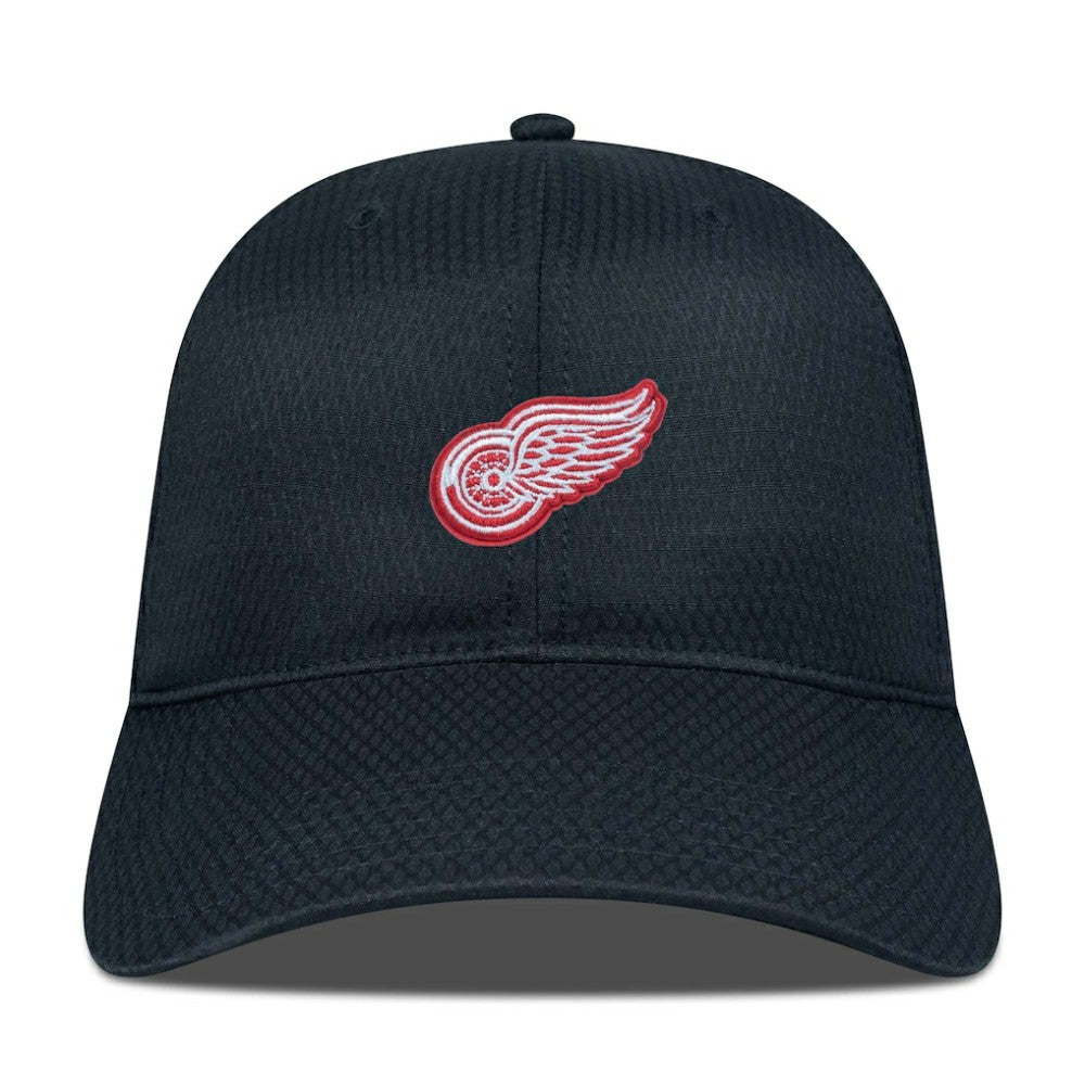 NHL Black Detroit Red Wings Levelwear Matrix Adjustable Hat