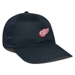 NHL Black Detroit Red Wings Levelwear Matrix Adjustable Hat