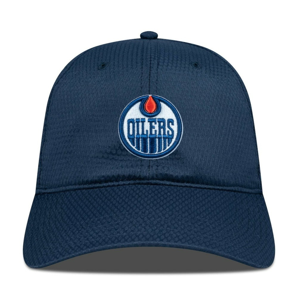 NHL Navy Edmonton Oilers Levelwear Matrix Adjustable Hat
