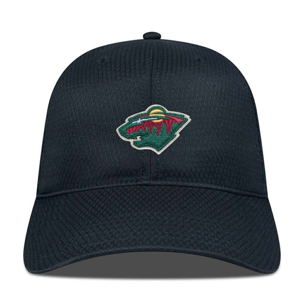 NHL Black Minnesota Wild Levelwear Matrix Adjustable Hat