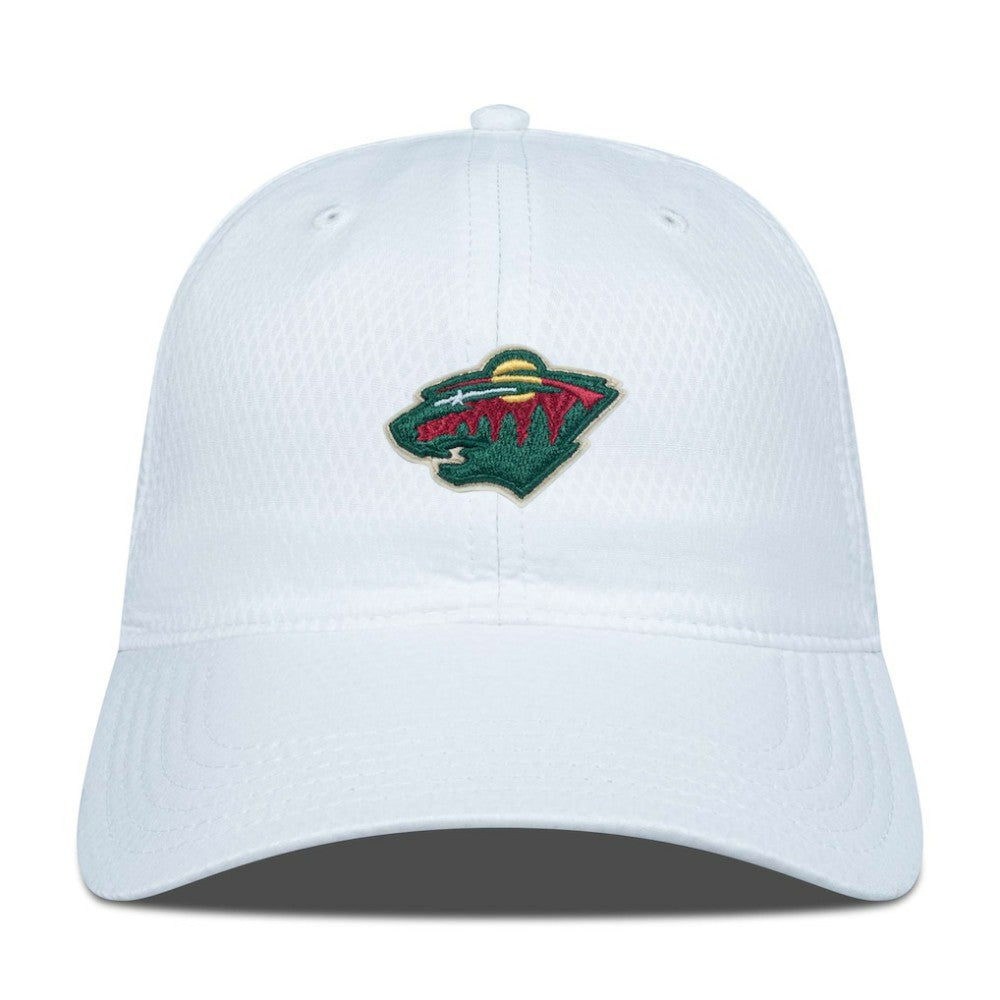 NHL White Minnesota Wild Levelwear Matrix Adjustable Hat
