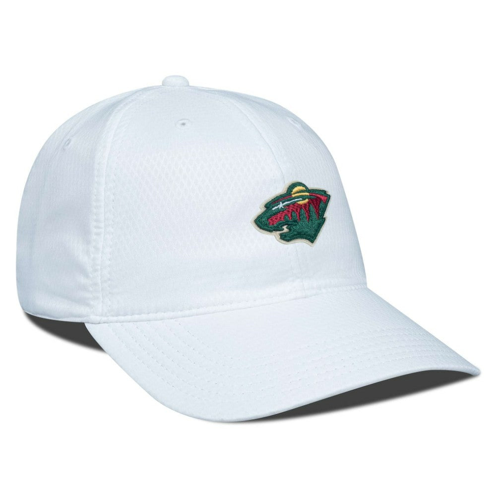 NHL White Minnesota Wild Levelwear Matrix Adjustable Hat