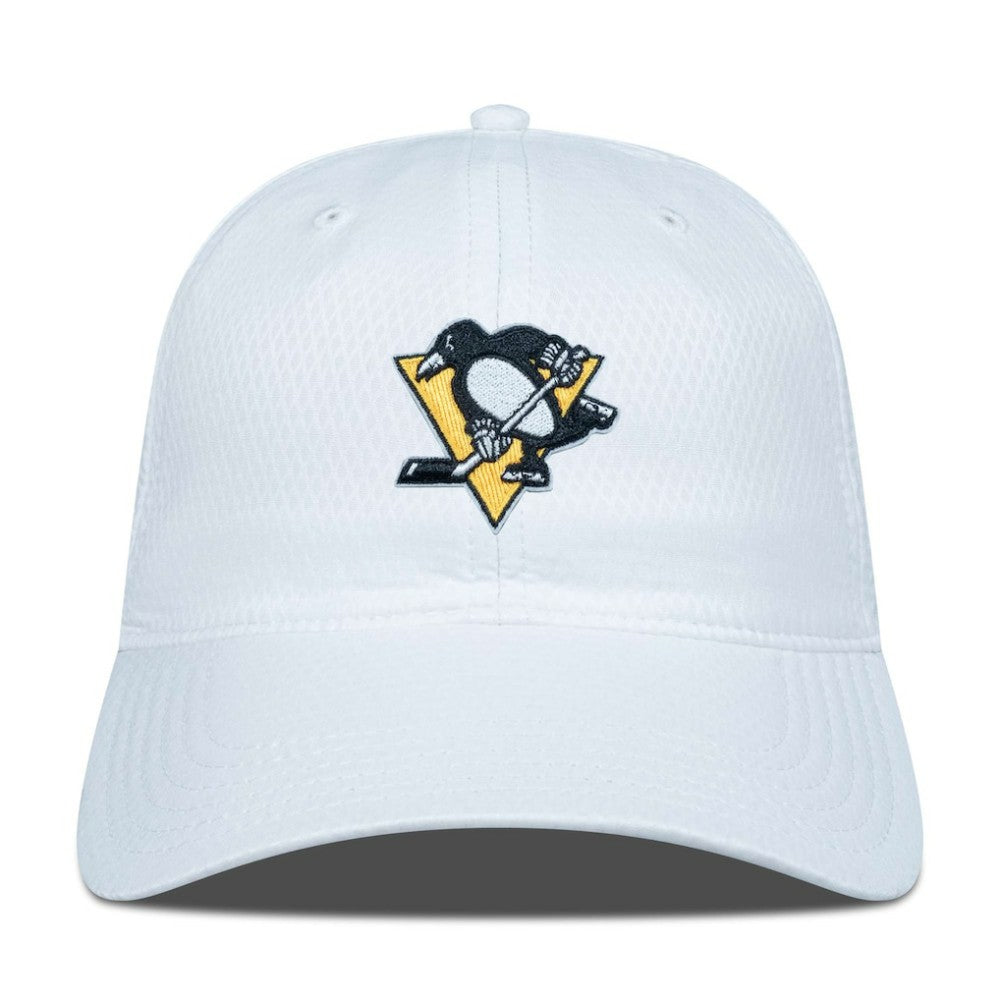 NHL White Pittsburgh Penguins Levelwear Matrix Adjustable Hat
