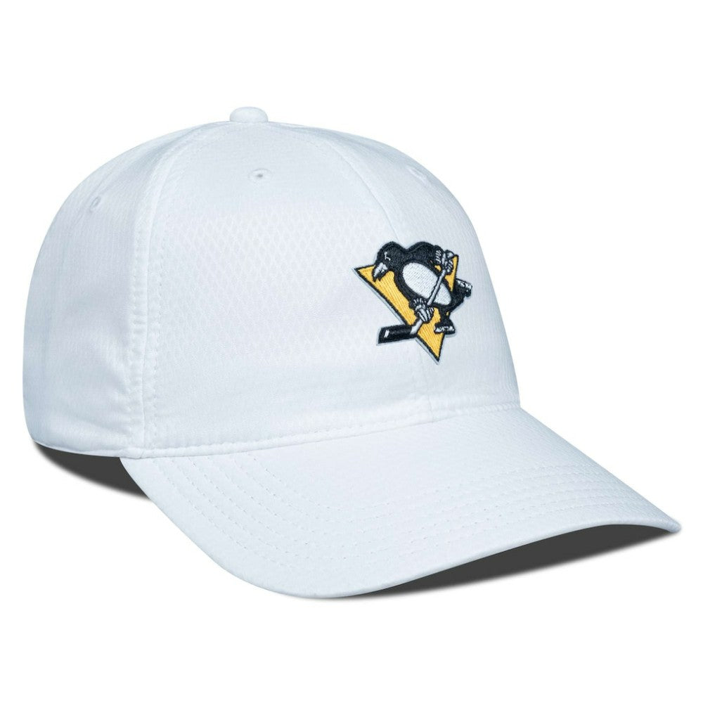 NHL White Pittsburgh Penguins Levelwear Matrix Adjustable Hat