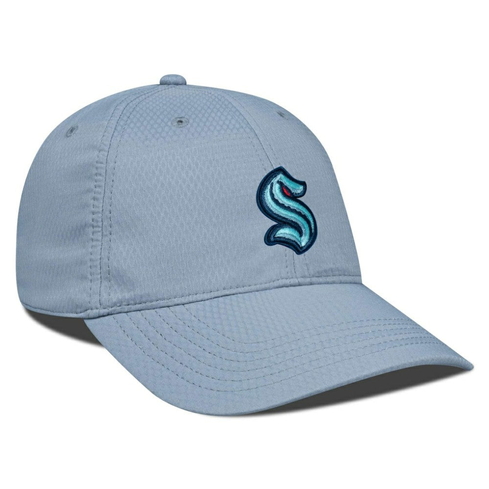 NHL Gray Seattle Kraken Levelwear Matrix Adjustable Hat