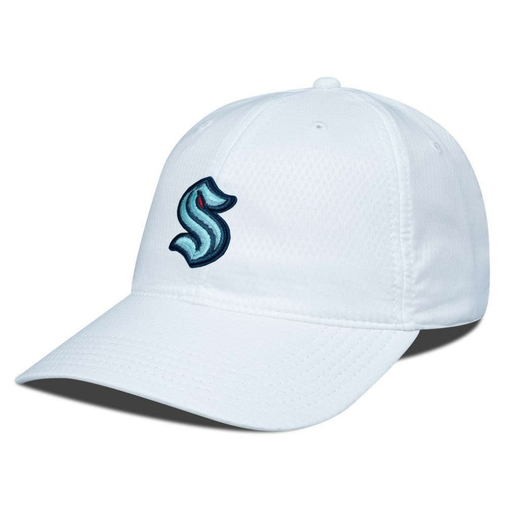 NHL White Seattle Kraken Levelwear Matrix Adjustable Hat