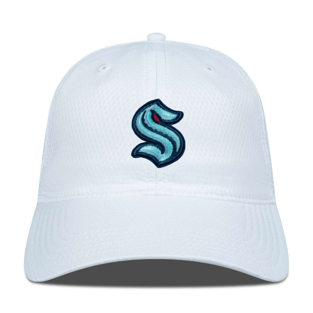 NHL White Seattle Kraken Levelwear Matrix Adjustable Hat