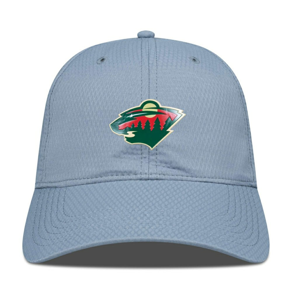 NHL Gray Minnesota Wild Levelwear Matrix Adjustable Hat
