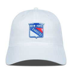 NHL White New York Rangers Levelwear Matrix Adjustable Hat