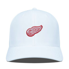 NHL White Detroit Red Wings Levelwear Fusion Lefty Cap