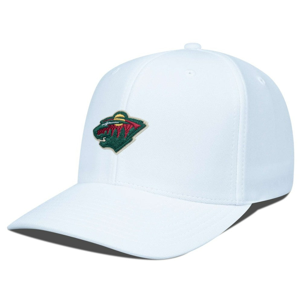 NHL White Minnesota Wild Levelwear Fusion Lefty Cap