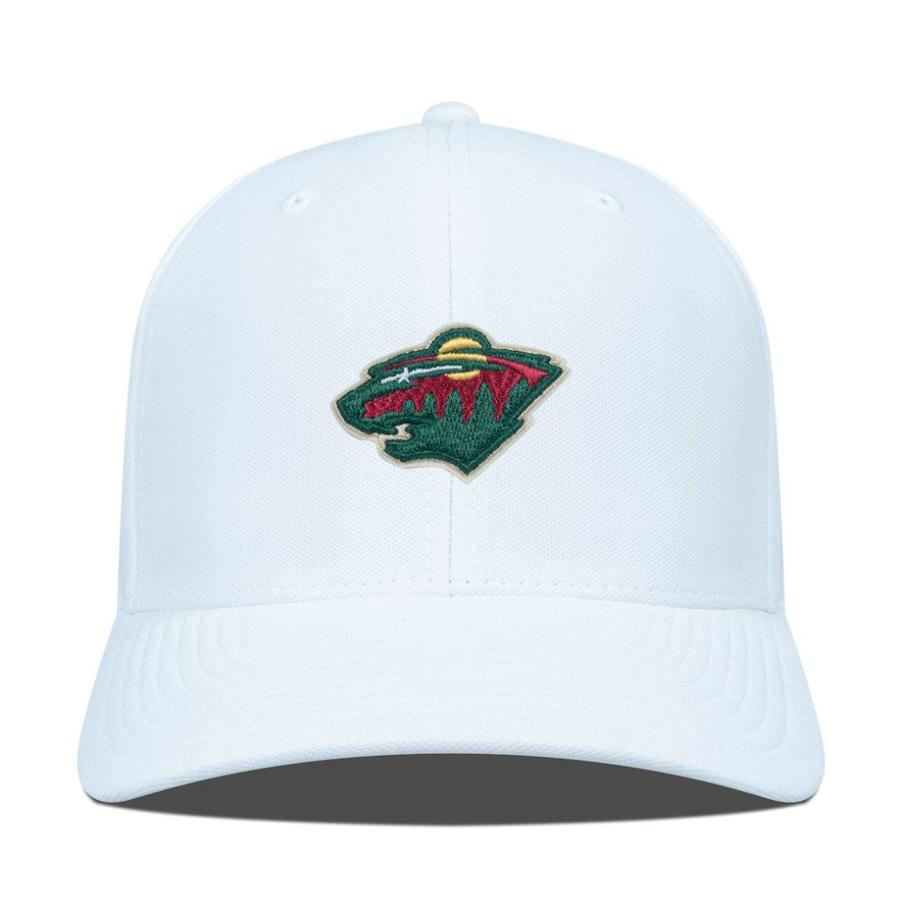 NHL White Minnesota Wild Levelwear Fusion Lefty Cap