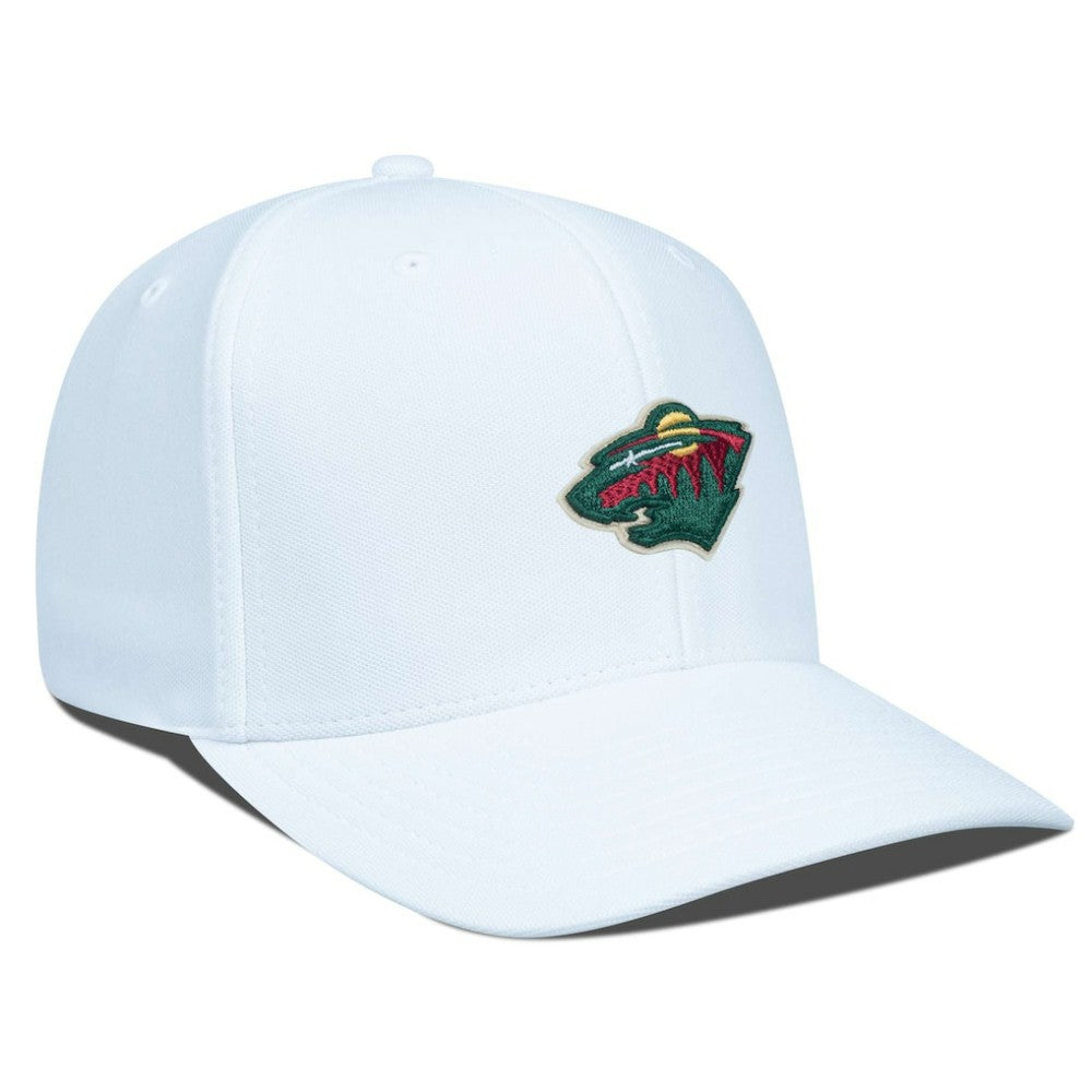 NHL White Minnesota Wild Levelwear Fusion Lefty Cap