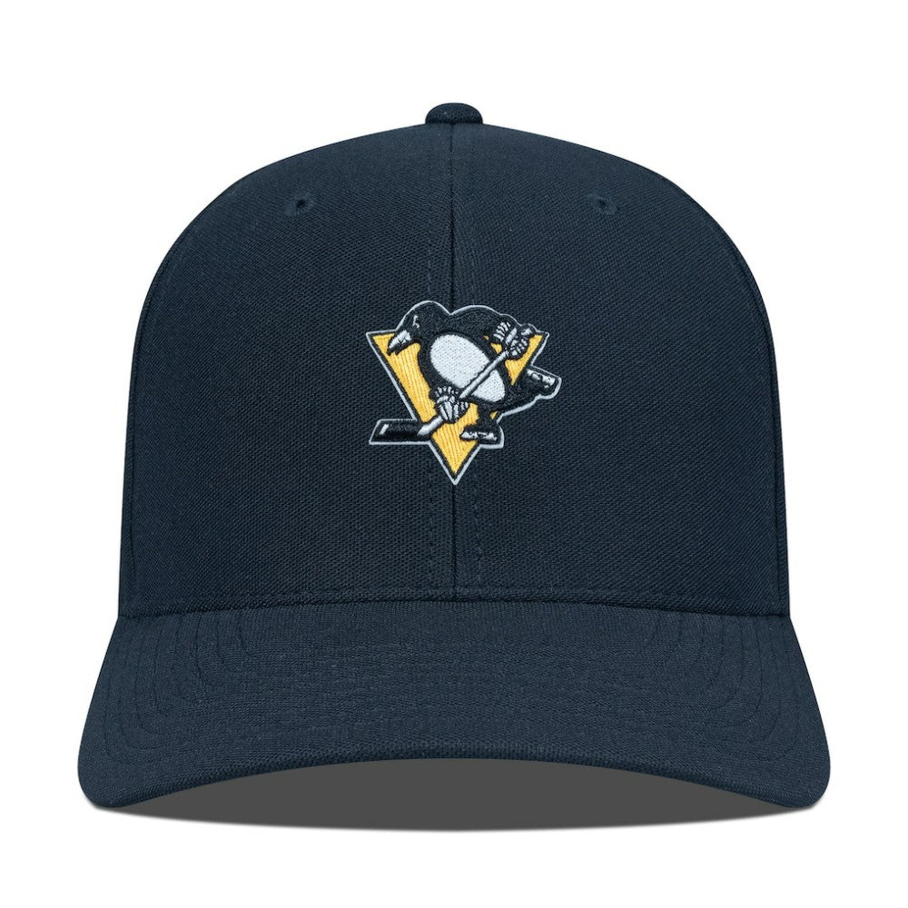 NHL Black Pittsburgh Penguins Levelwear Fusion Lefty Cap