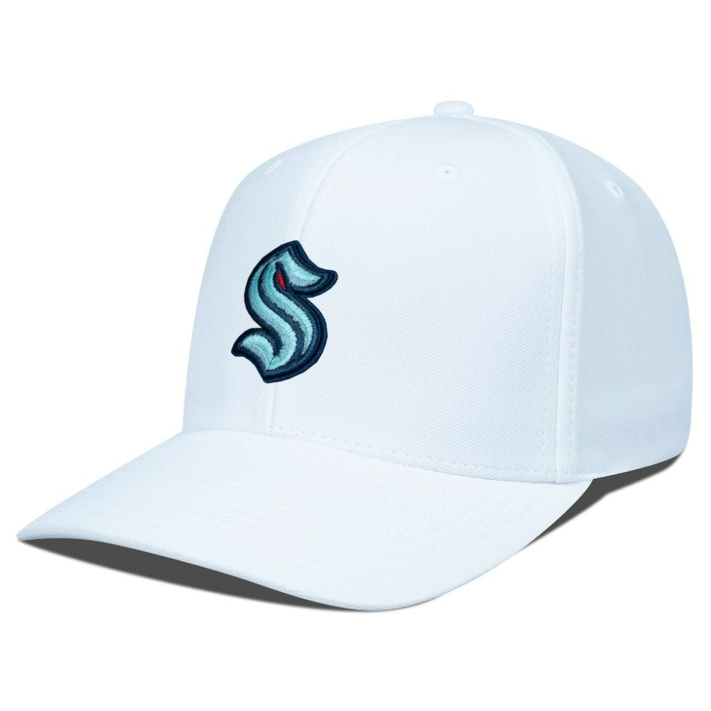 NHL White Seattle Kraken Levelwear Fusion Lefty Cap