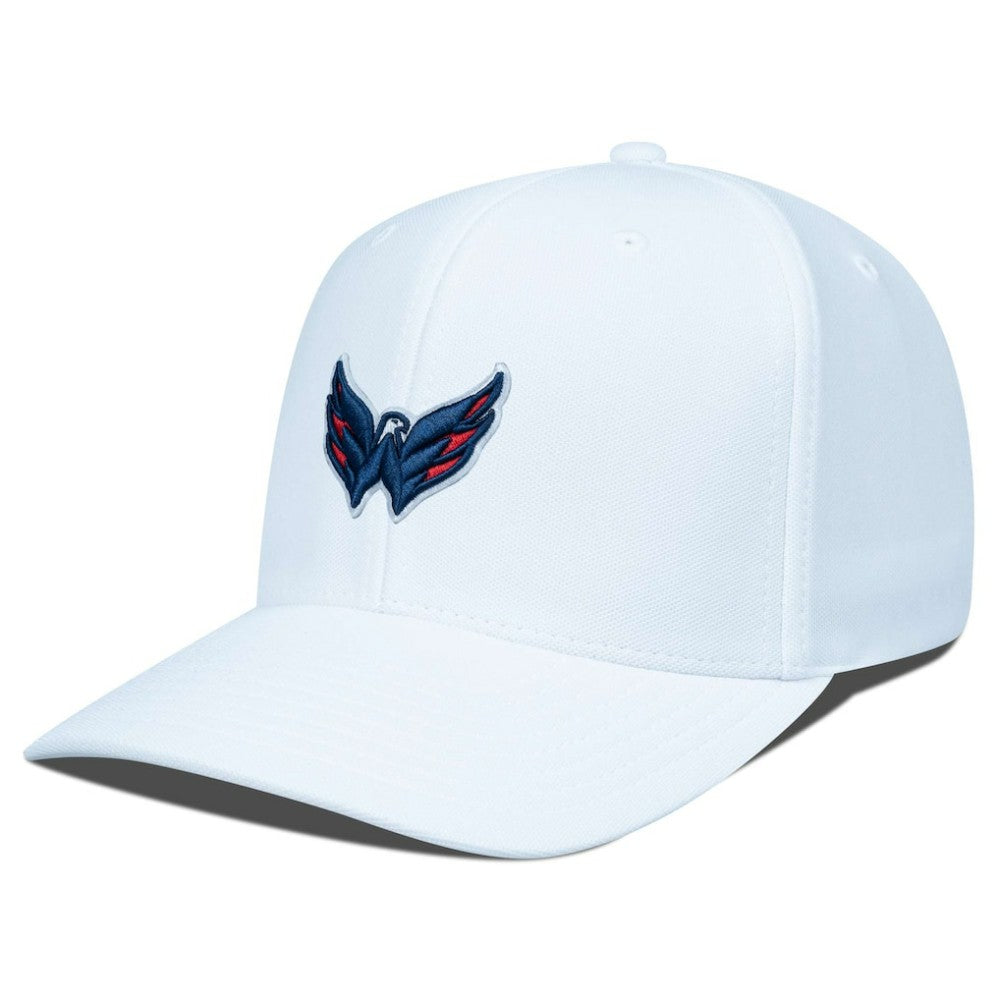NHL White Washington Capitals Levelwear Fusion Lefty Cap