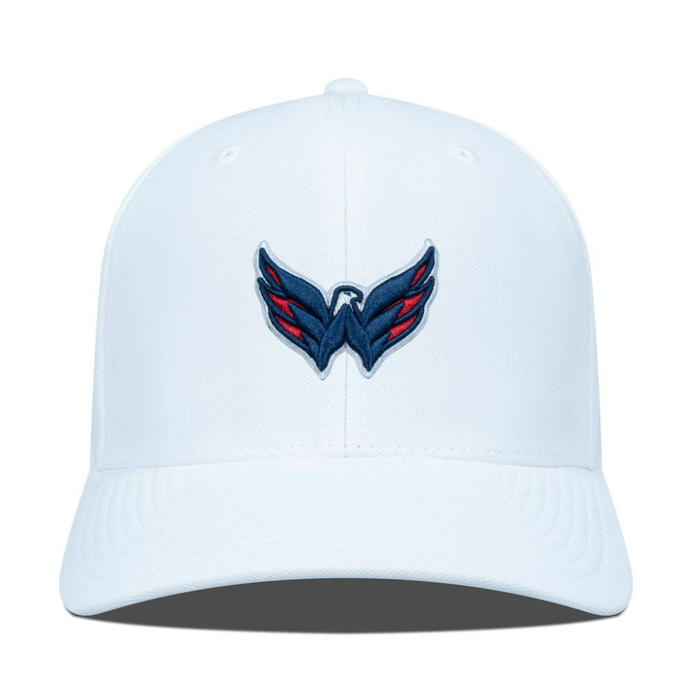 NHL White Washington Capitals Levelwear Fusion Lefty Cap